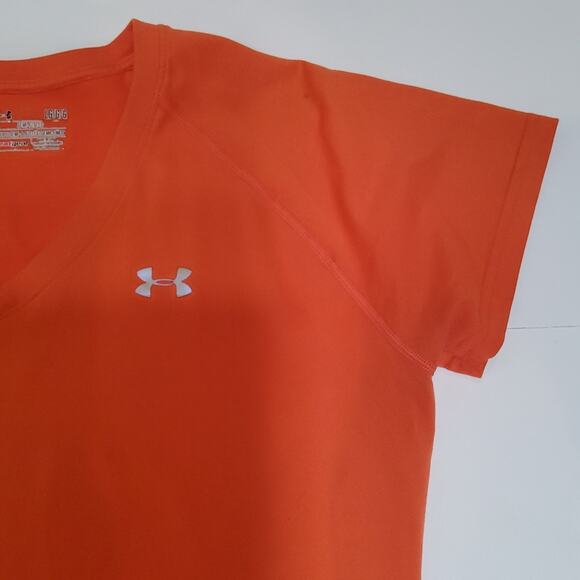 Under Armour Women's Dri-Fit Orange Color Size L - Picture 3 of 8